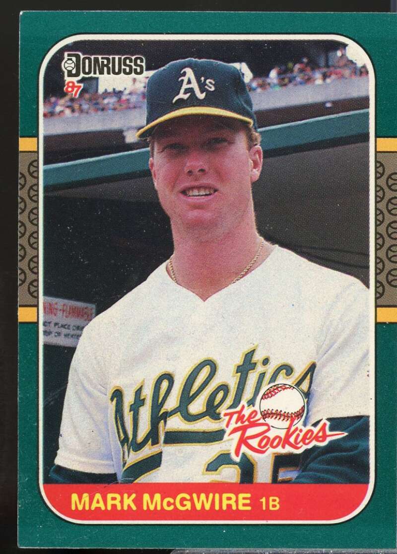 Mark McGwire Card 1987 Donruss Rookies #1  Image 1