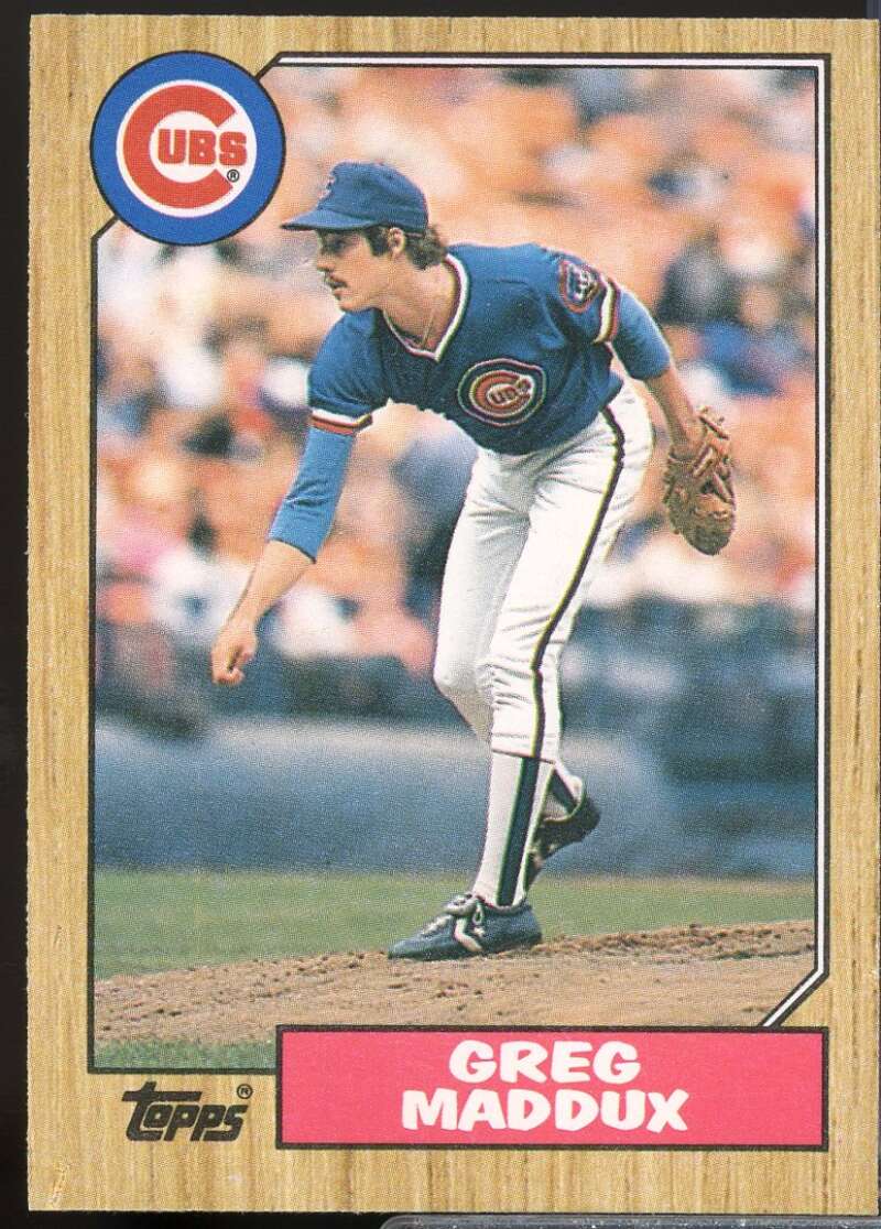 Greg Maddux Rookie Card 1987 Topps Traded #70T  Image 1