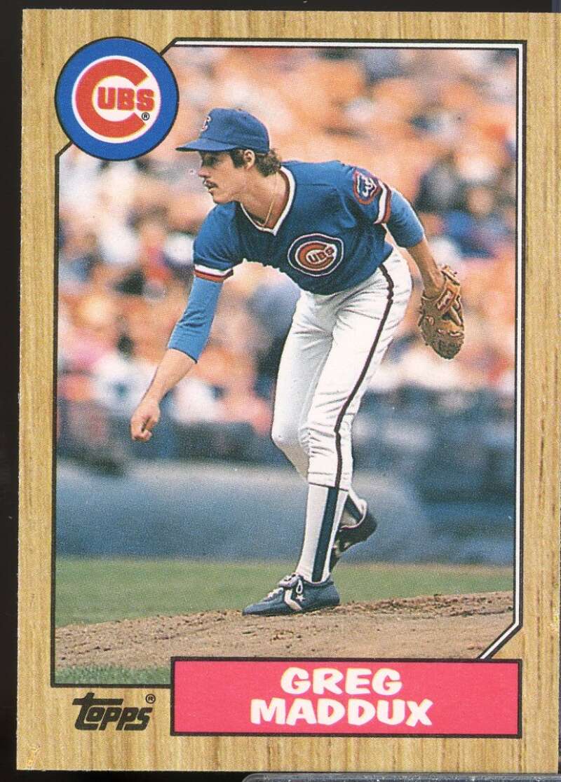 Greg Maddux Rookie Card 1987 Topps Traded #70T  Image 1