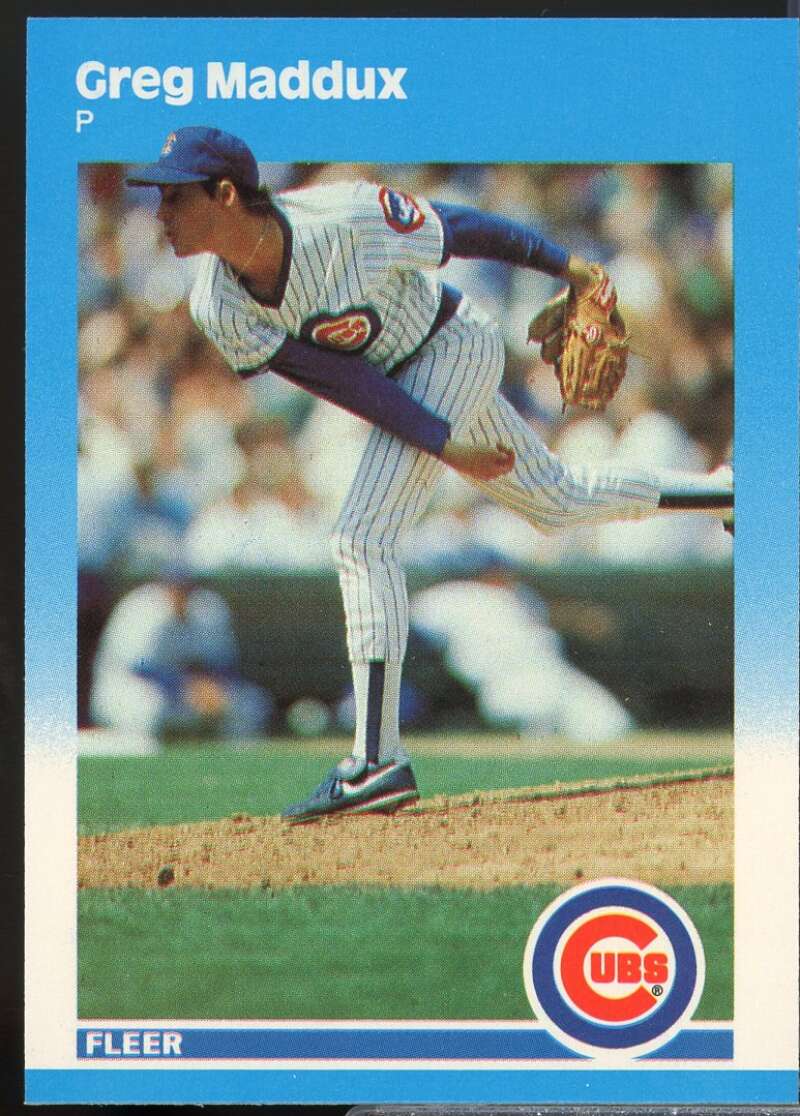 Greg Maddux Rookie Card 1987 Fleer Update #U68  Image 1