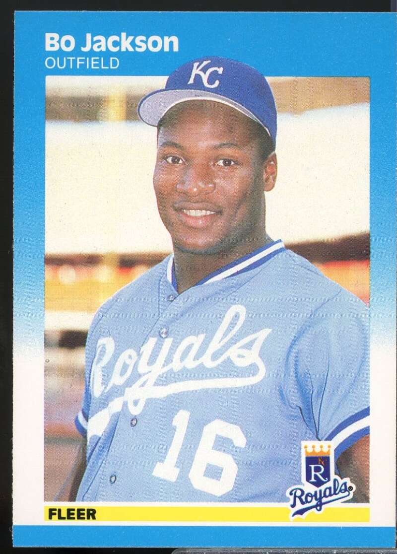 Bo Jackson Rookie Card 1987 Fleer #369  Image 1