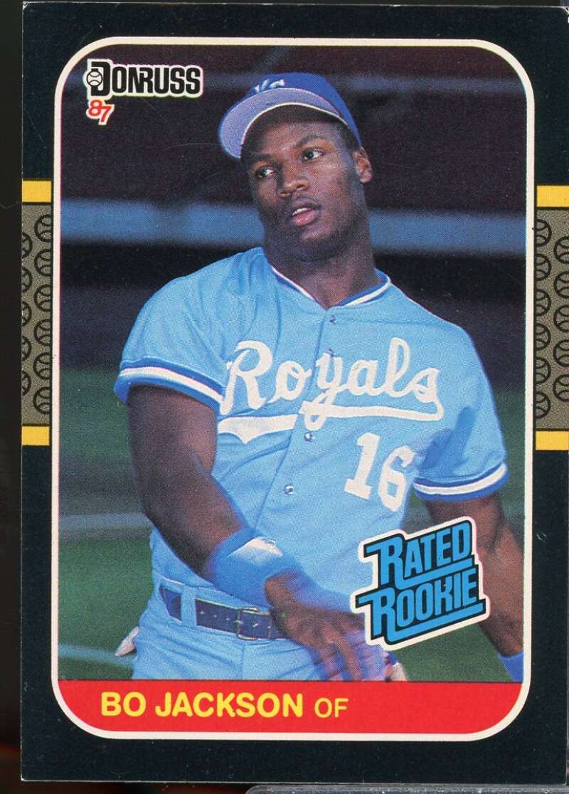 Bo Jackson Rookie Card 1987 Donruss #35  Image 1