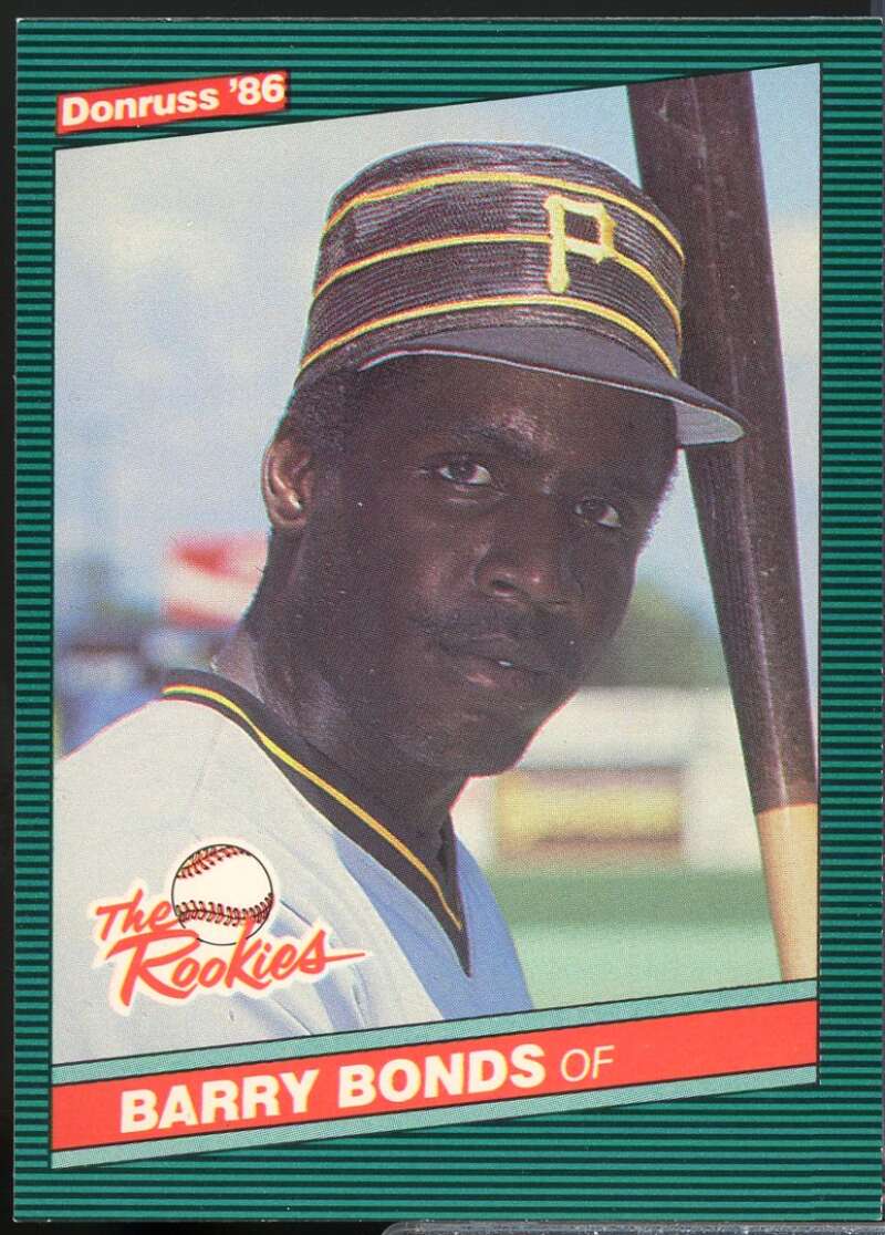Barry Bonds XRC Card 1986 Donruss Rookies #11  Image 1