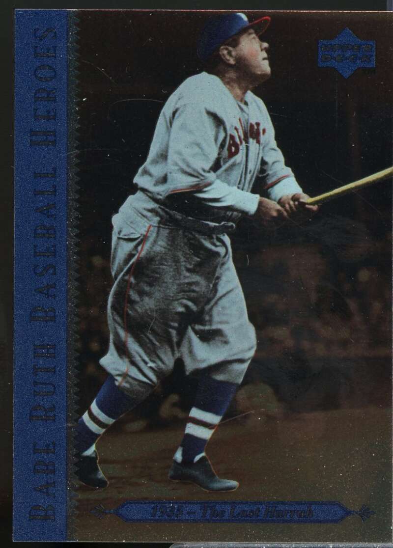 Babe Ruth/1935 The Last Hurrah Card 1995 Upper Deck Ruth Heroes #81  Image 1