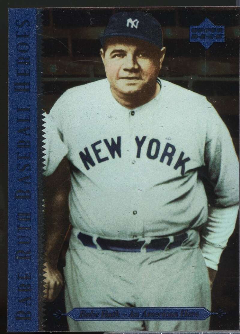 Babe Ruth Header Card/An American Hero Card 1995 Upper Deck Ruth Heroes #NNO  Image 1