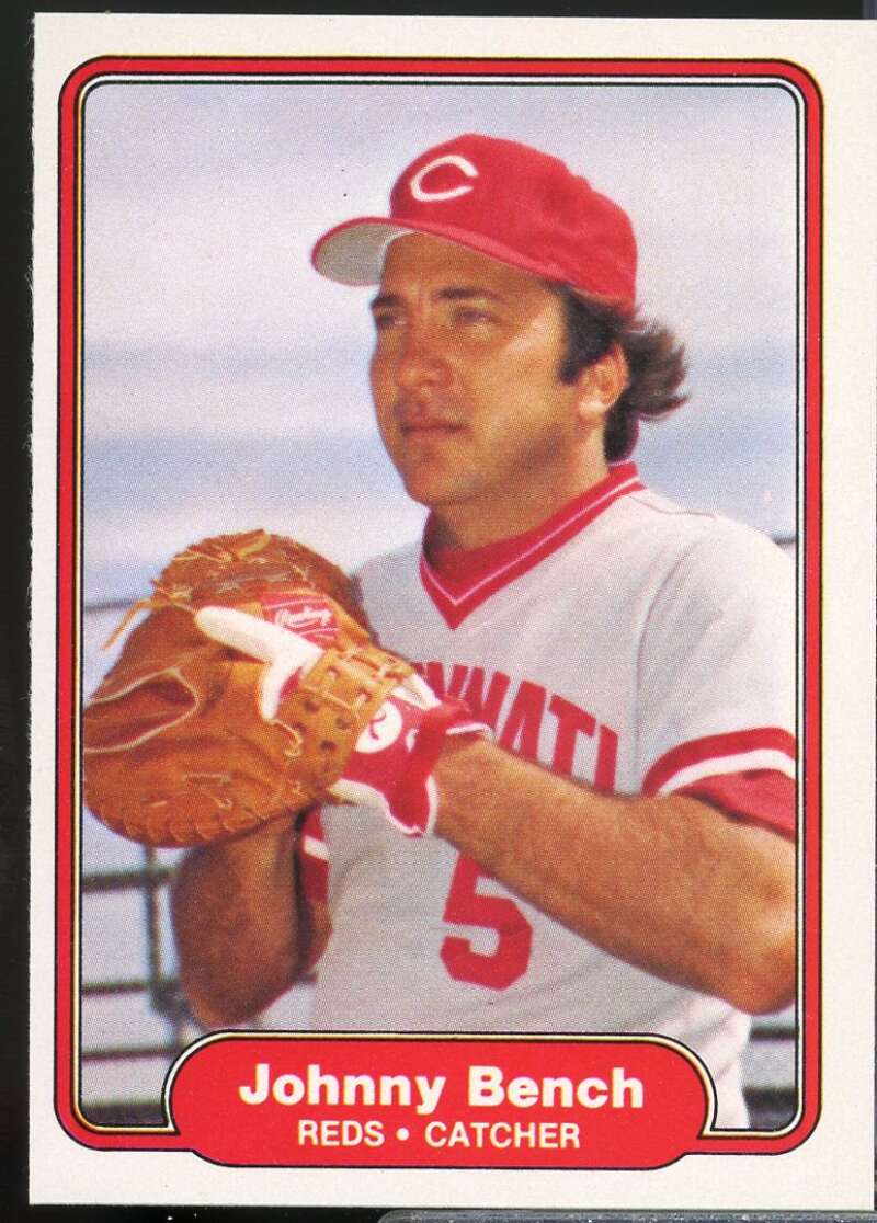 Johnny Bench Card 1982 Fleer #57  Image 1