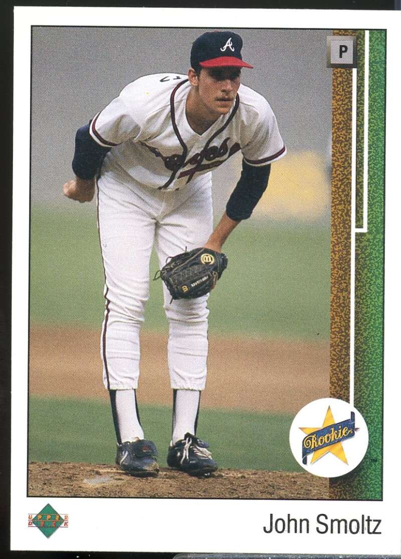 John Smoltz Rookie Card 1989 Upper Deck #17  Image 1