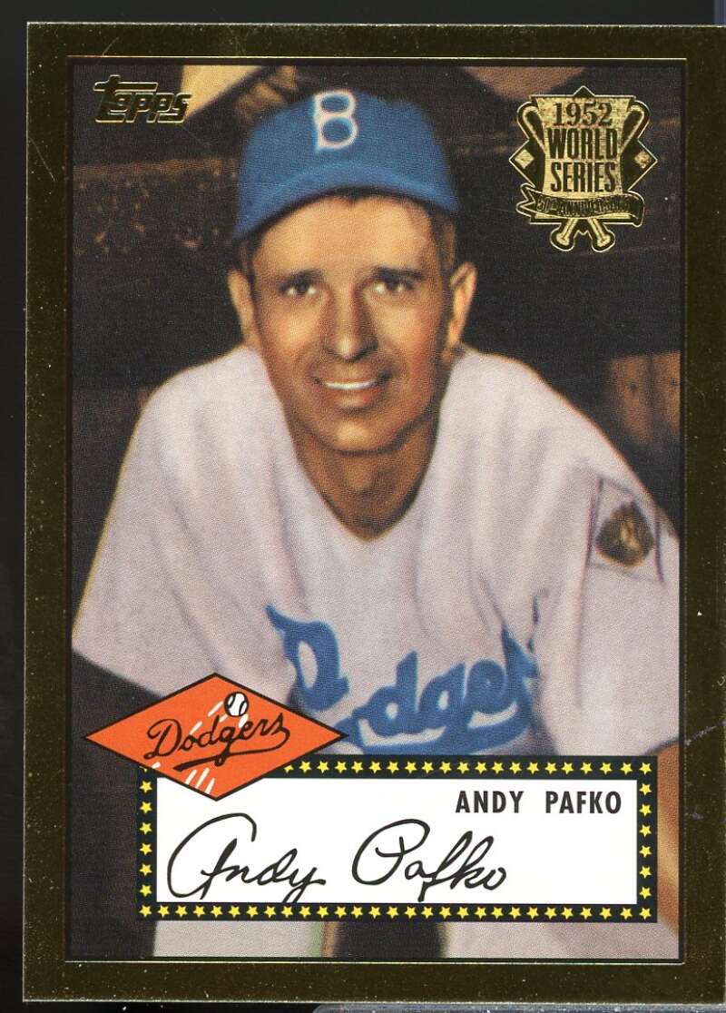 Andy Pafko Card 2002 Topps '52 Reprints #52R4  Image 1