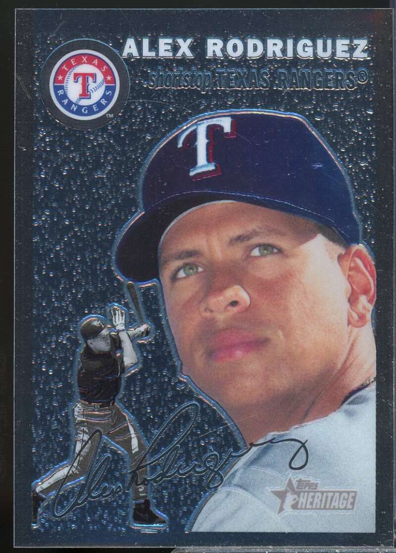 Alex Rodriguez Card 2003 Topps Heritage Chrome #THC67  Image 1