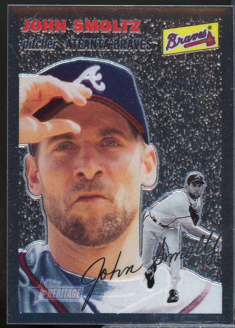 John Smoltz Card 2003 Topps Heritage Chrome #THC72  Image 1