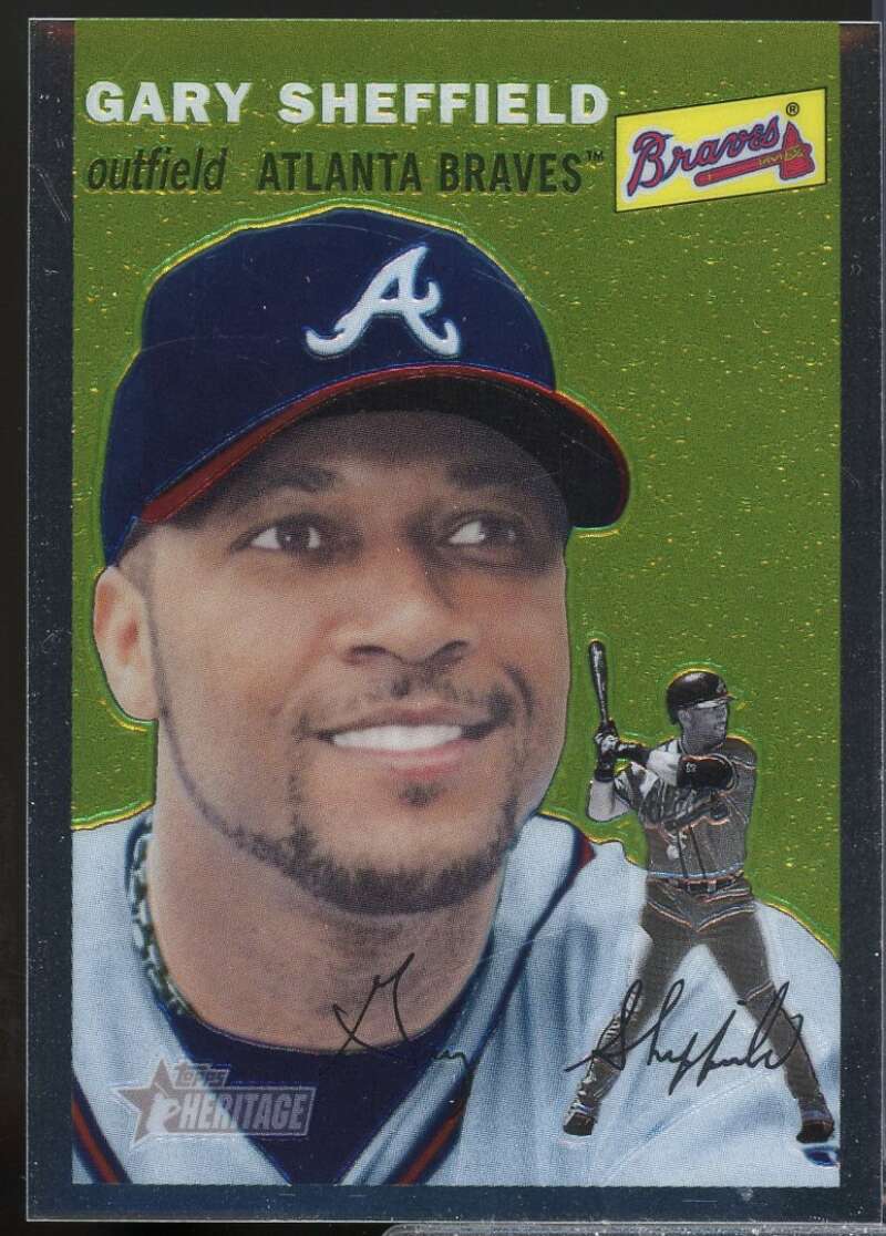 Gary Sheffield Card 2003 Topps Heritage Chrome #THC90  Image 1