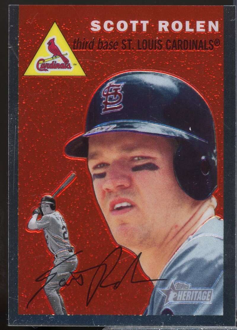 Scott Rolen Card 2003 Topps Heritage Chrome #THC38  Image 1