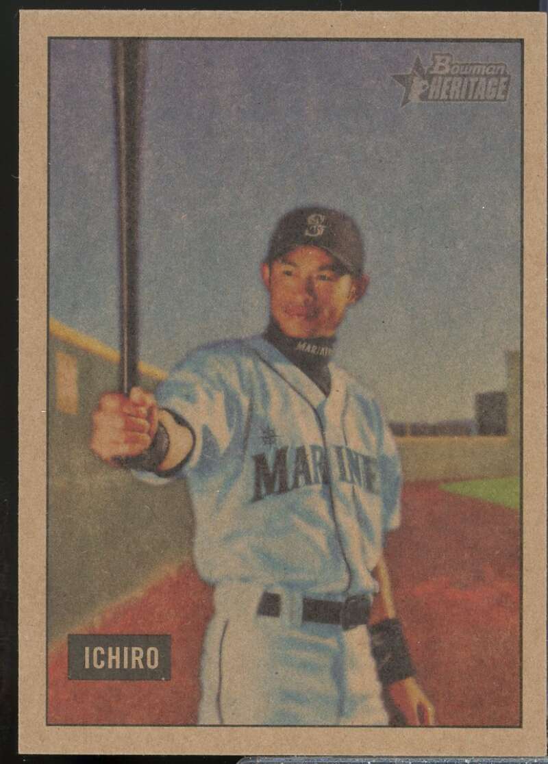 Ichiro Suzuki Card 2005 Bowman Heritage Mahogany #156  Image 1