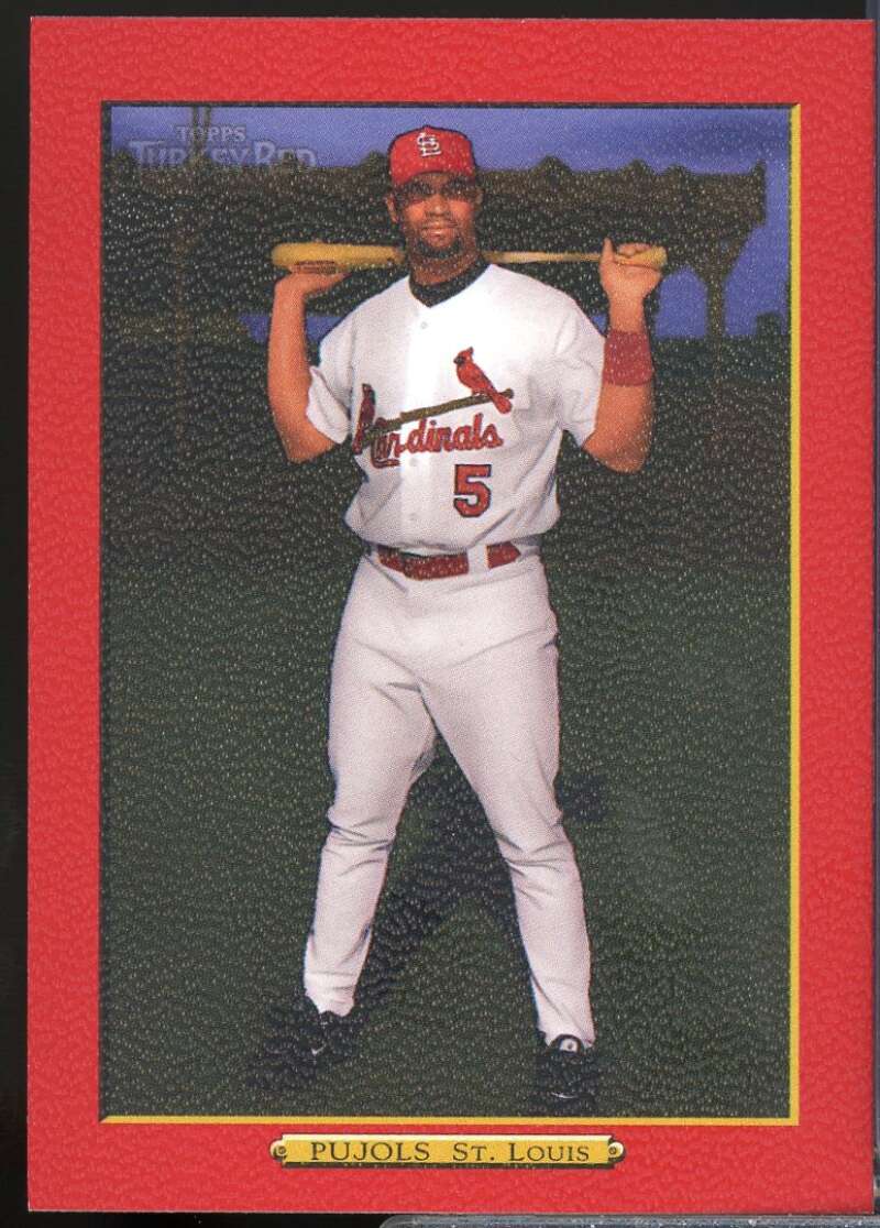 Albert Pujols Card 2006 Topps Turkey Red Red #500  Image 1