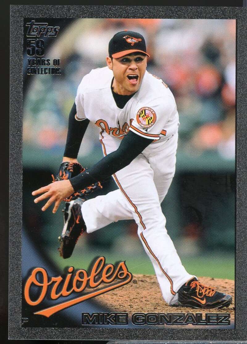 Mike Gonzalez Card 2010 Topps Update Black #US256  Image 1