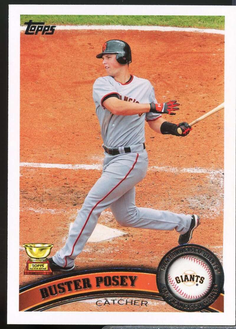 Buster Posey Card 2011 Topps #198A  Image 1