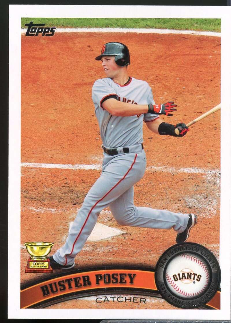 Buster Posey Card 2011 Topps #198A  Image 1