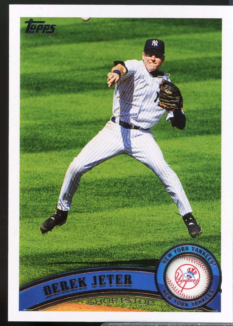 Derek Jeter Card 2011 Topps #330A  Image 1
