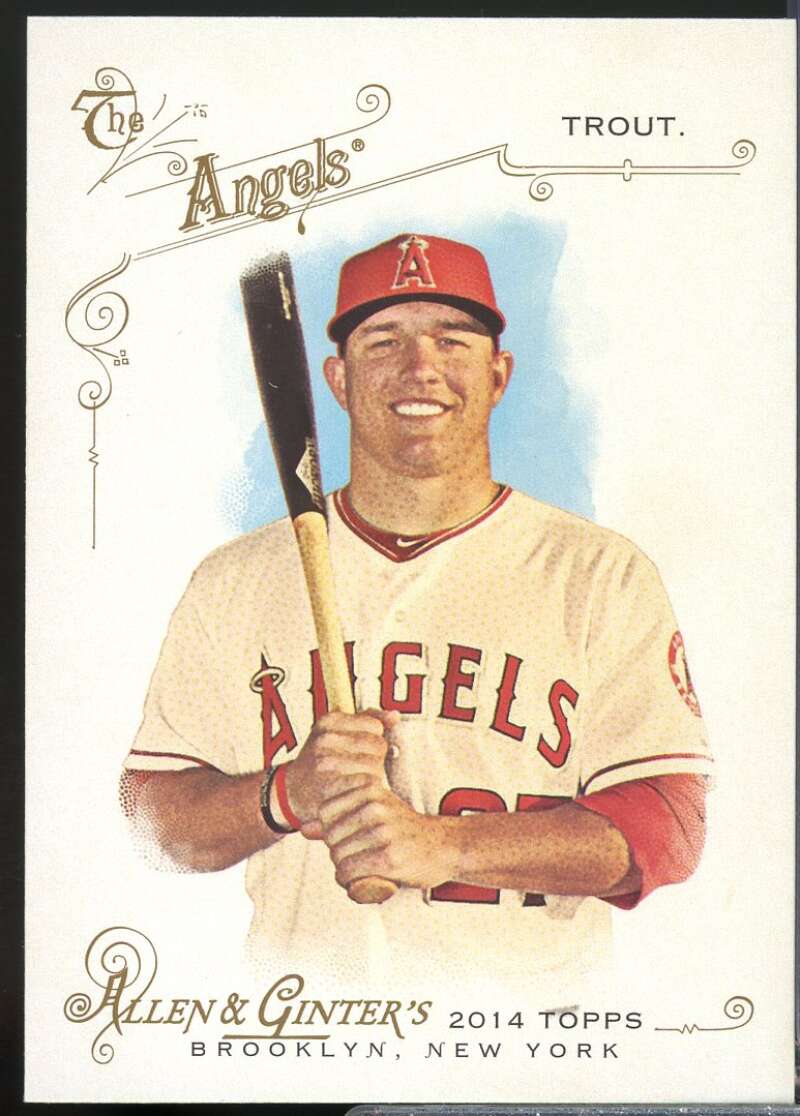Mike Trout Card 2014 Topps Allen and Ginter #101  Image 1