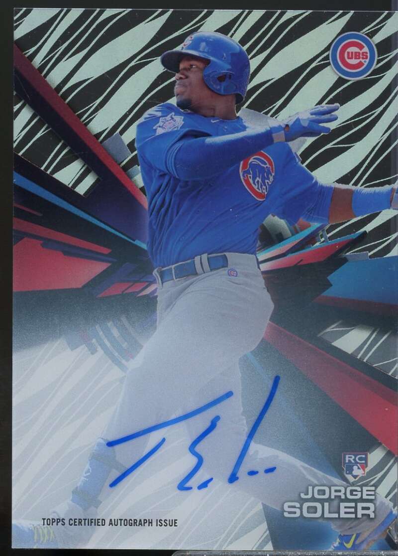 Jorge Soler Rookie Card 2015 Topps High Tek Autographs #HTJSR  Image 1