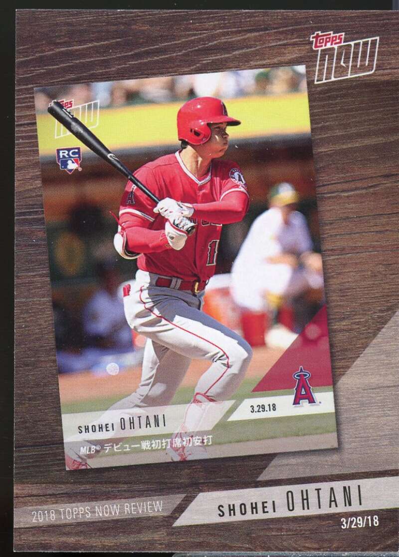 Shohei Ohtani Card 2019 Topps '18 Topps Now Review #TN3  Image 1