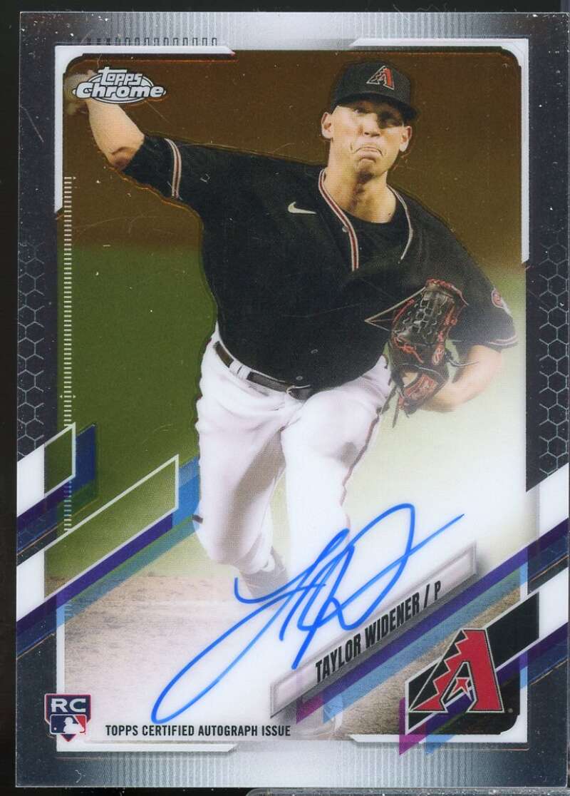 Taylor Widener Card 2021 Topps Chrome Rookie Autographs #RATW  Image 1