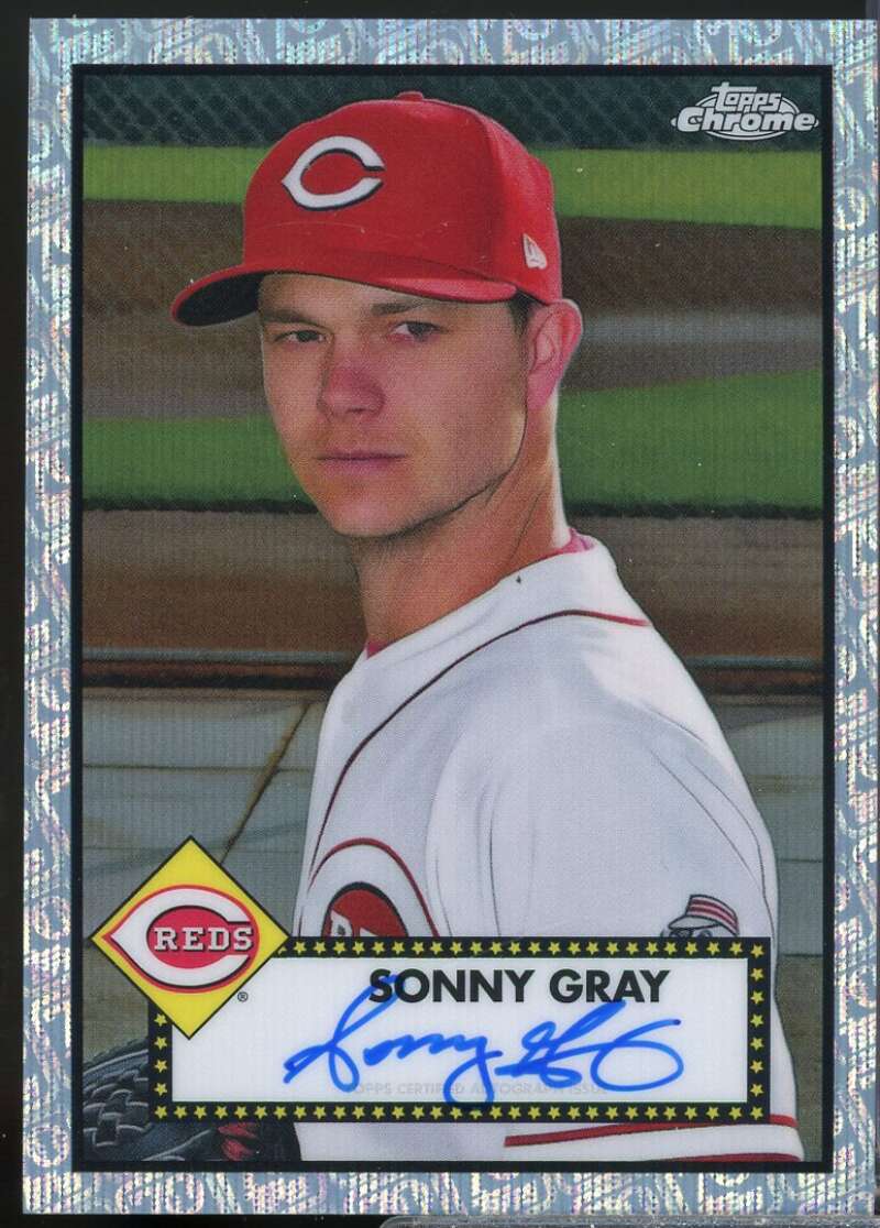 Gray 2021 Topps Chrome Plat Anniversary AU Plat Wave 70th Anniversary Ref #PASG  Image 1