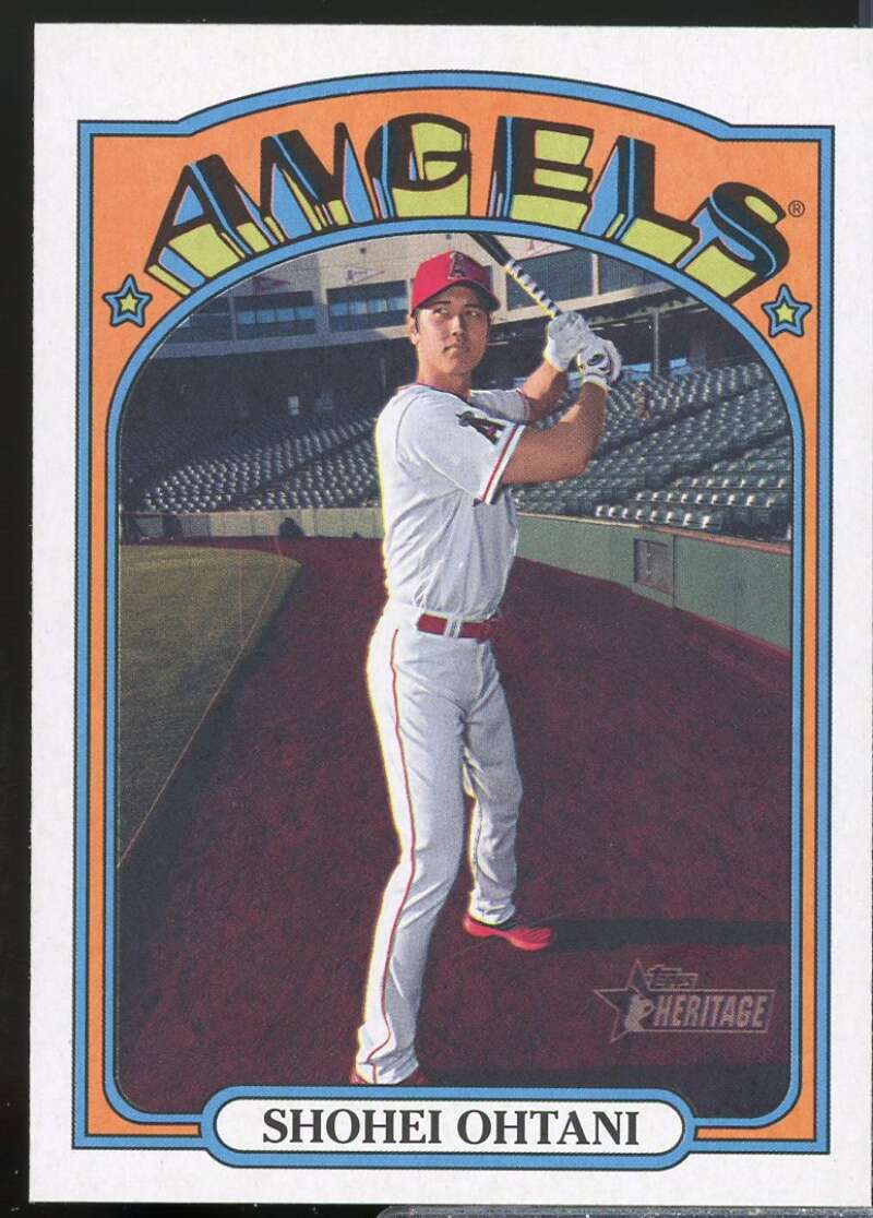 Shohei Ohtani Card 2021 Topps Heritage #245  Image 1