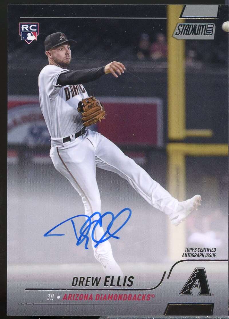 Drew Ellis Card 2022 Stadium Club Autographs #SCBADE  Image 1
