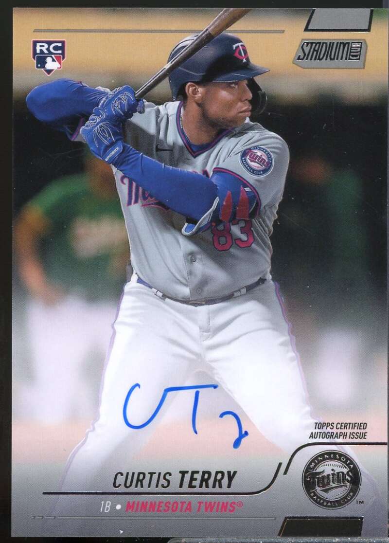 Curtis Terry Card 2022 Stadium Club Autographs #SCBACT  Image 1