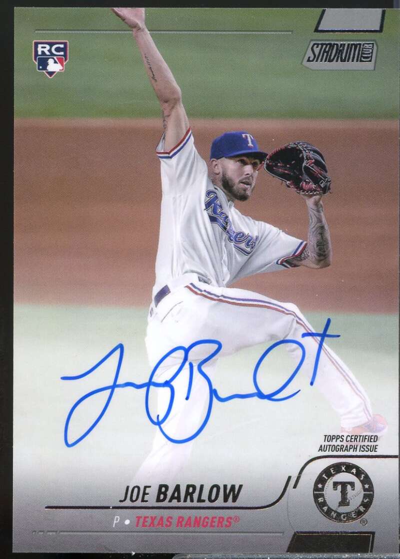 Joe Barlow Card 2022 Stadium Club Autographs #SCBAJBA  Image 1