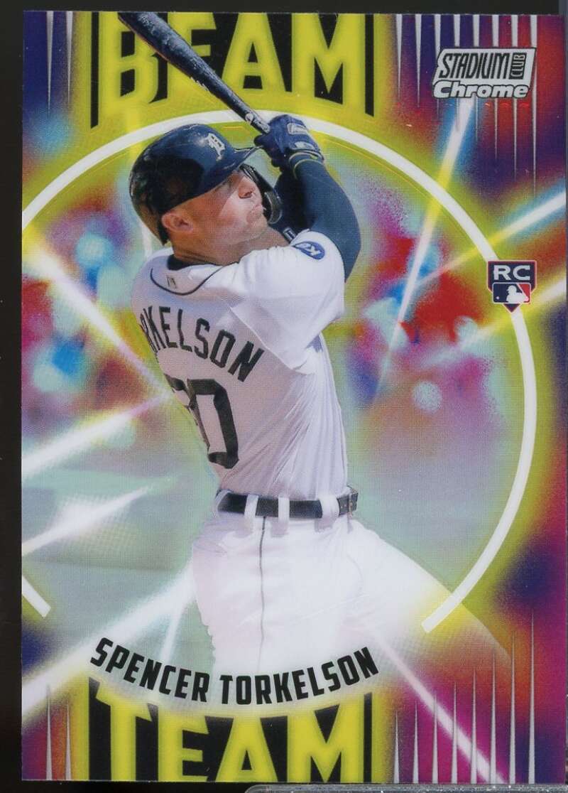 Spencer Torkelson Rookie Card 2022 Stadium Club Chrome Beam Team #BT22  Image 1