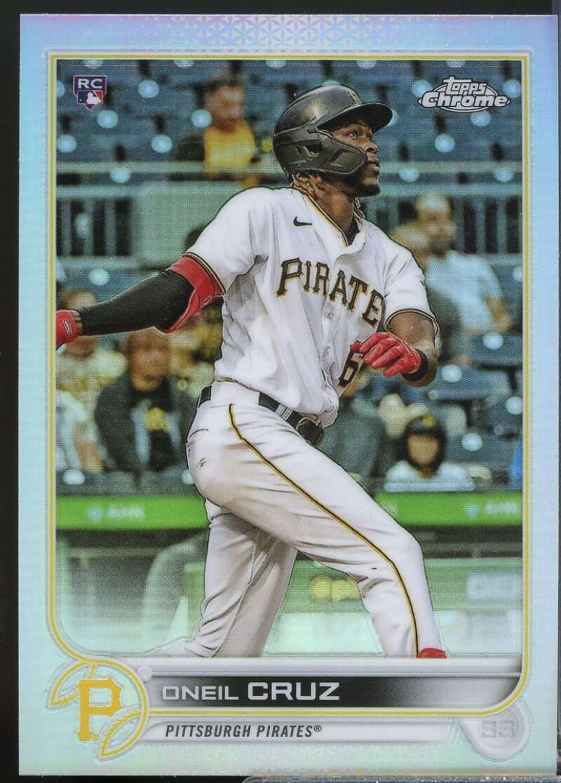 Oneil Cruz Rookie Card 2022 Topps Chrome Refractors #128  Image 1