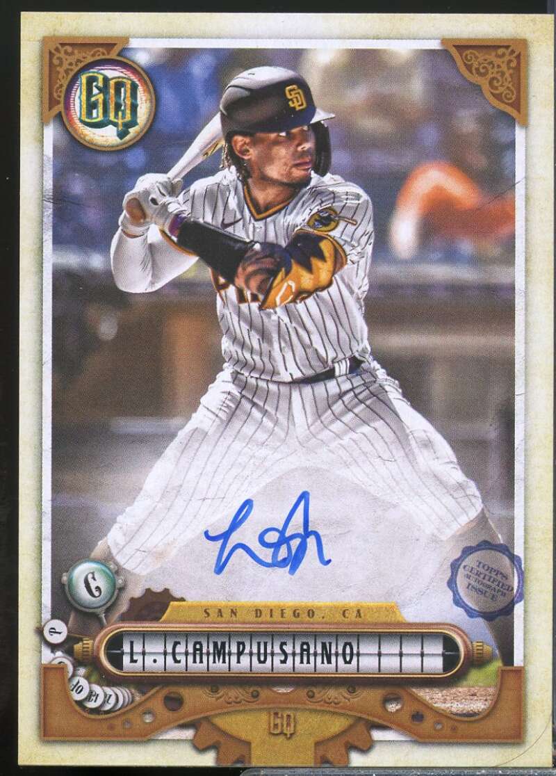 Luis Campusano Card 2022 Topps Gypsy Queen Autographs #GQALC  Image 1