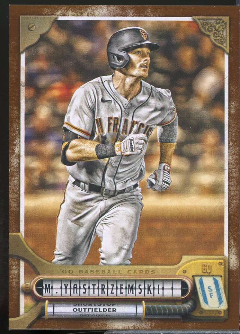 Mike Yastrzemski Card 2022 Topps Gypsy Queen Burnt Umber #76  Image 1