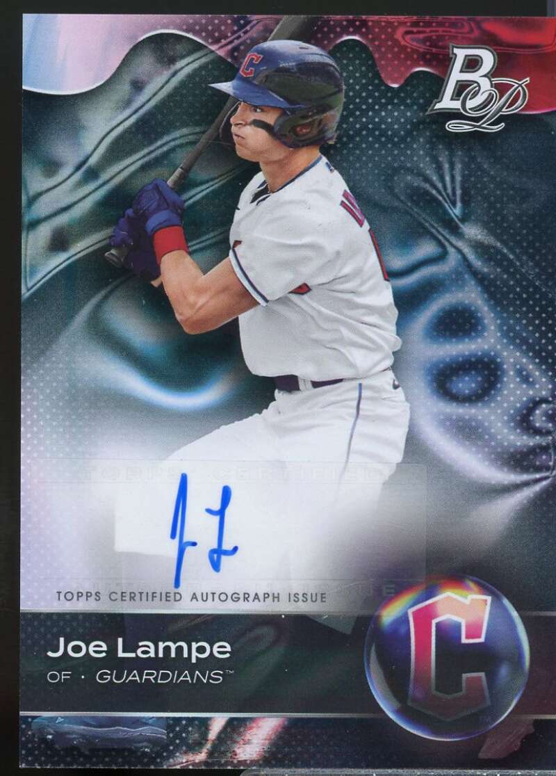Joe Lampe Card 2023 Bowman Platinum Top Prospects Autographs #TOP50  Image 1