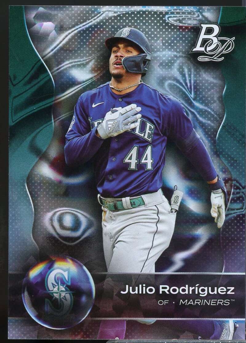 Julio Rodriguez Card 2023 Bowman Platinum Ice Foil #25  Image 1
