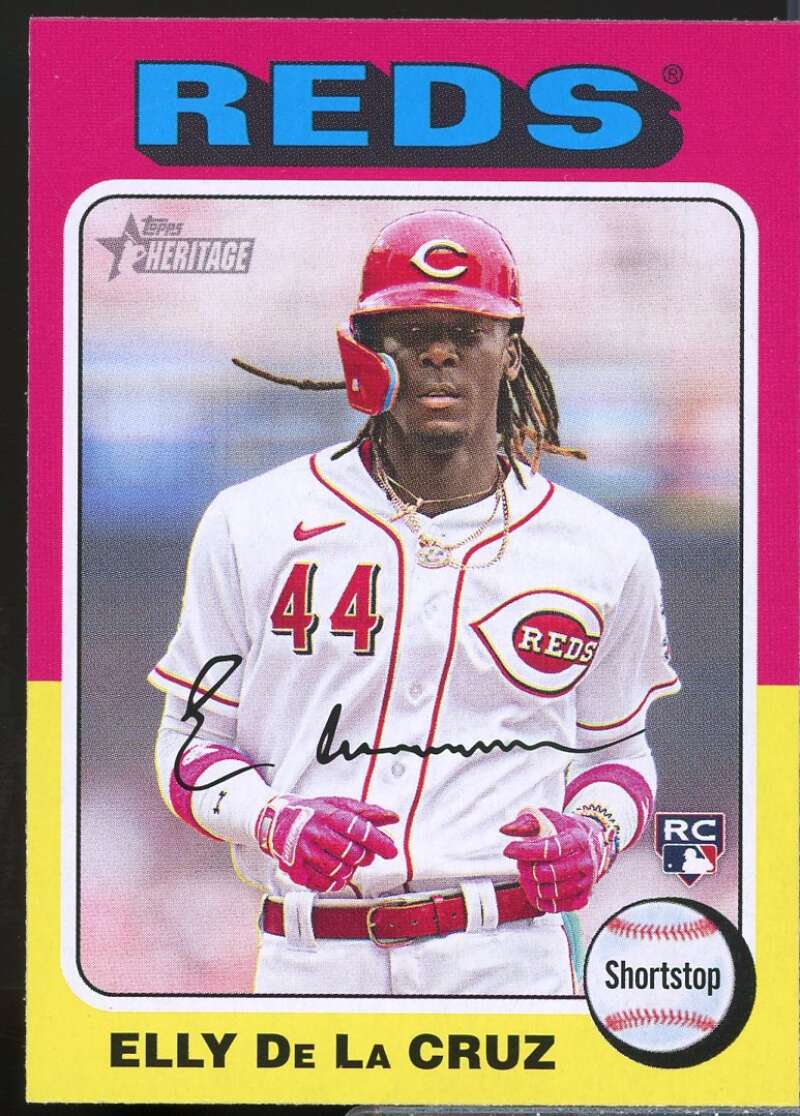 Elly De La Cruz Rookie Card 2024 Topps Heritage #473  Image 1