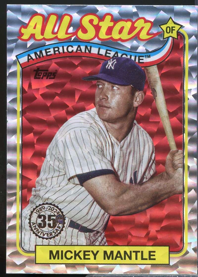 Mickey Mantle Card 2024 Topps '89 Topps All Star Foil #89ASB48  Image 1