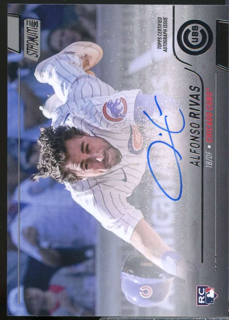 Alfonso Rivas Card 2022 Stadium Club Autographs #SCBAARI  Image 1