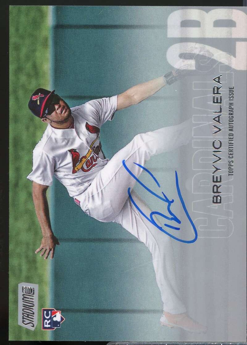 Breyvic Valera Card 2018 Stadium Club Autographs #SCABV  Image 1
