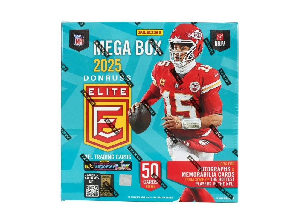 2025 Panini Donruss Elite Football Mega Box (Lavendar Parallels!) Image 1
