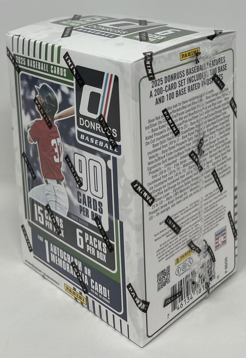 2025 Panini Donruss Baseball Blaster Box  ( Red and Blue Laser Parallels) Image 2