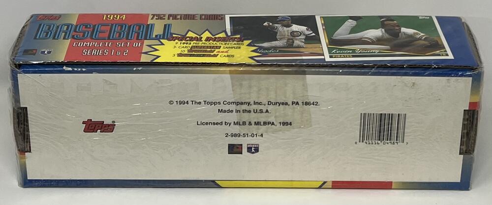 1994 Topps Christmas Factory Baseball Set Image 2