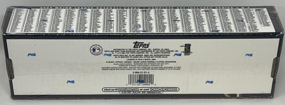 2004 Topps Green Box HTA Baseball Factory Set Image 2