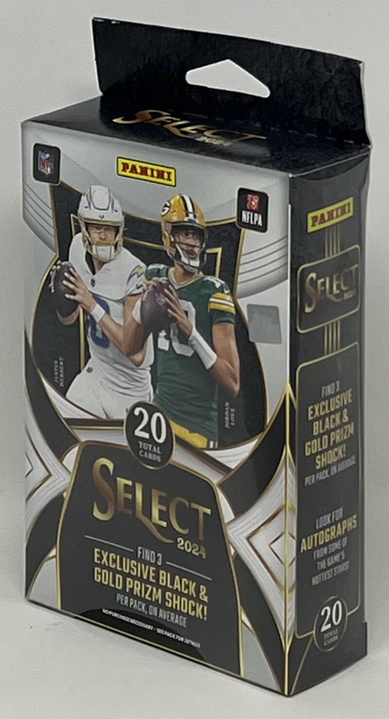 2024 Panini Select Football Hanger Box ( Black and Gold Prizms Shock) Image 2