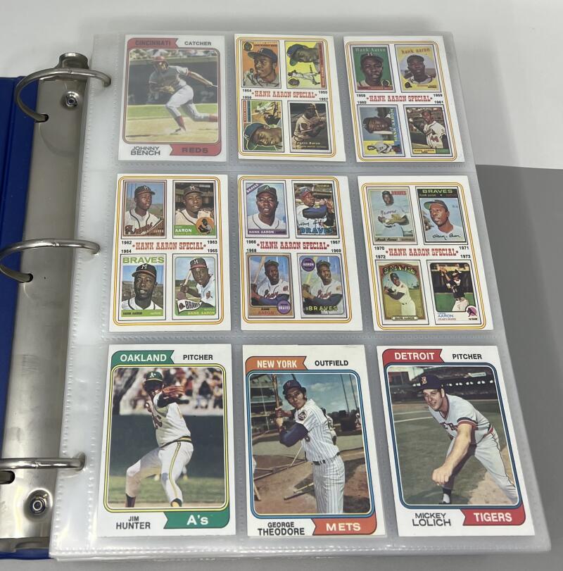 1974 Topps Baseball Complete Binder Set 1-660  Nolan Ryan  Image 1