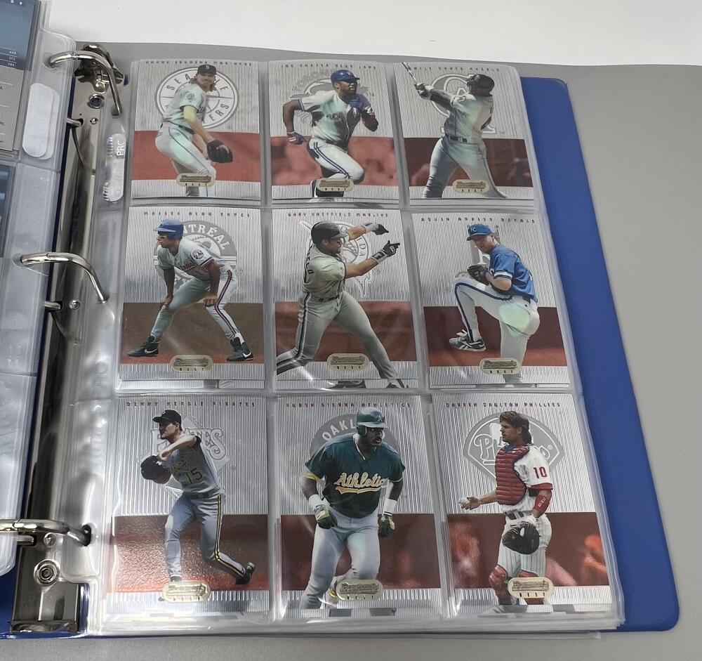 1995 Bowman's Best  Baseball Complete Binder Set 1-195 Image 1