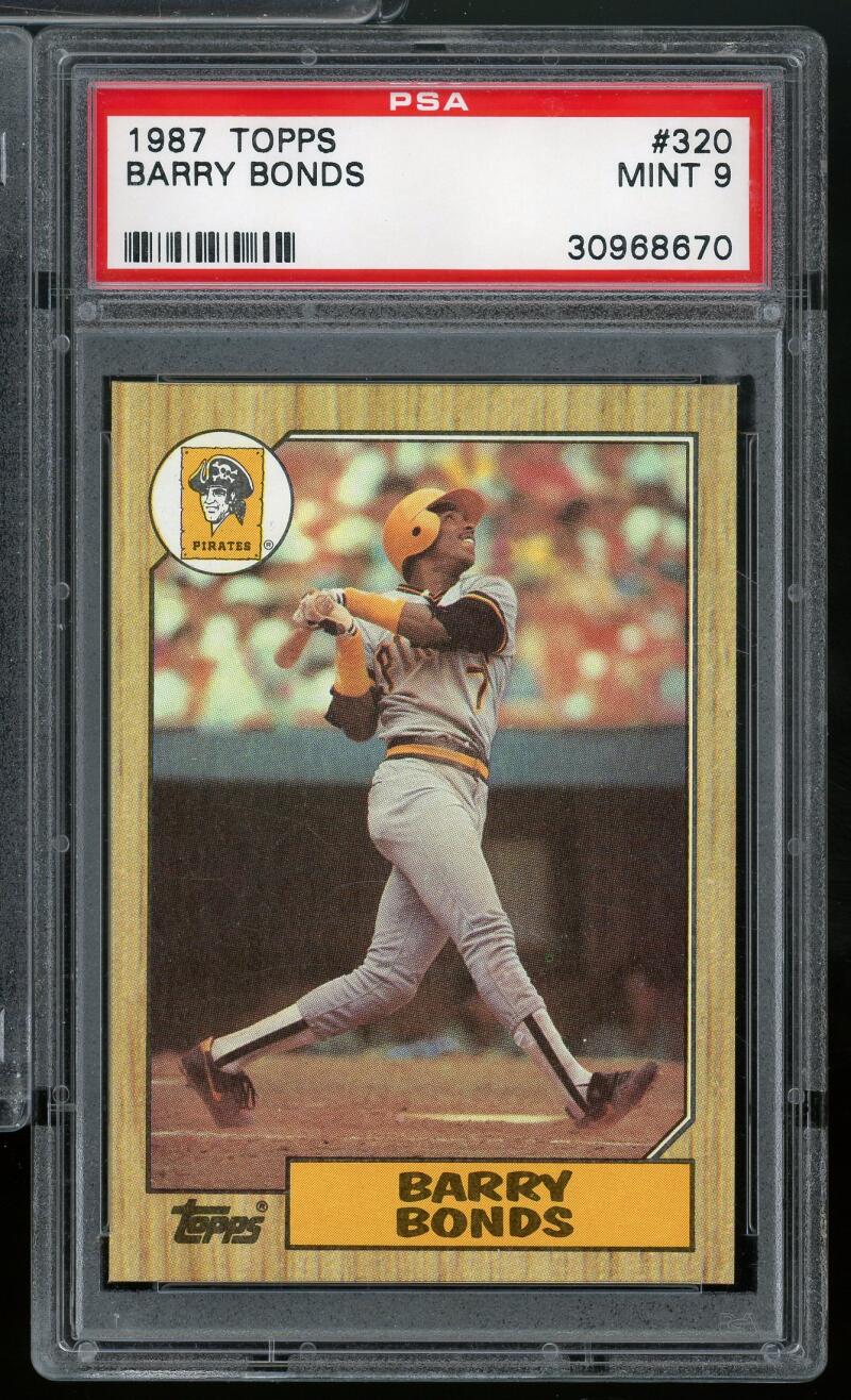 Barry Bonds Rookie Card 1987 Topps #320 Image 1