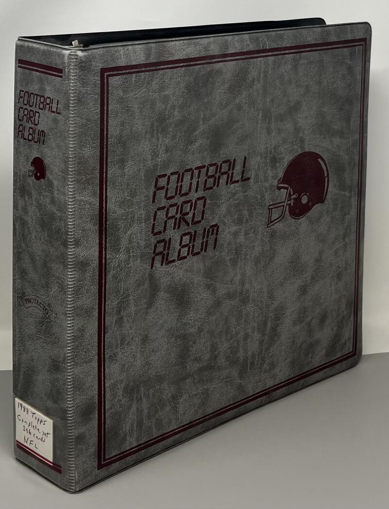 1988 Topps Football Complete Binder Set 1-396 Bo Jackson #327 Rookie Image 2